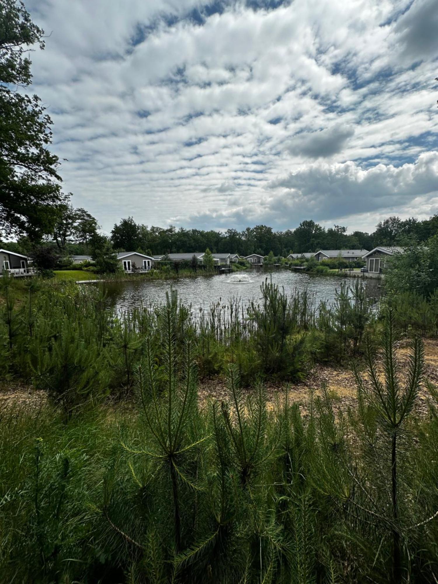 Sfeervolle Blokhut Op De Veluwe Op Recreatiepark Topparken In Beekbergen Met Vrije Tuin En Eigen Parkeerplaats Luaran gambar